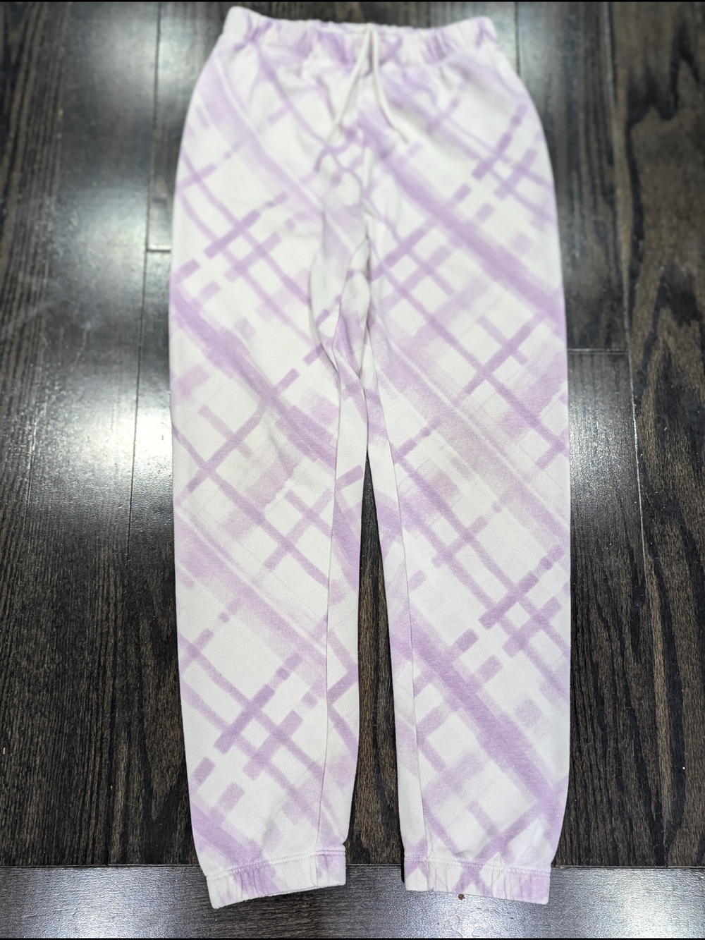 2/$20 Lazypants Plaid Sweatpants – Size 10 💜